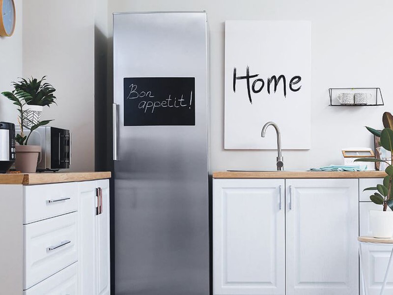 Minimal clean kitchen design trend